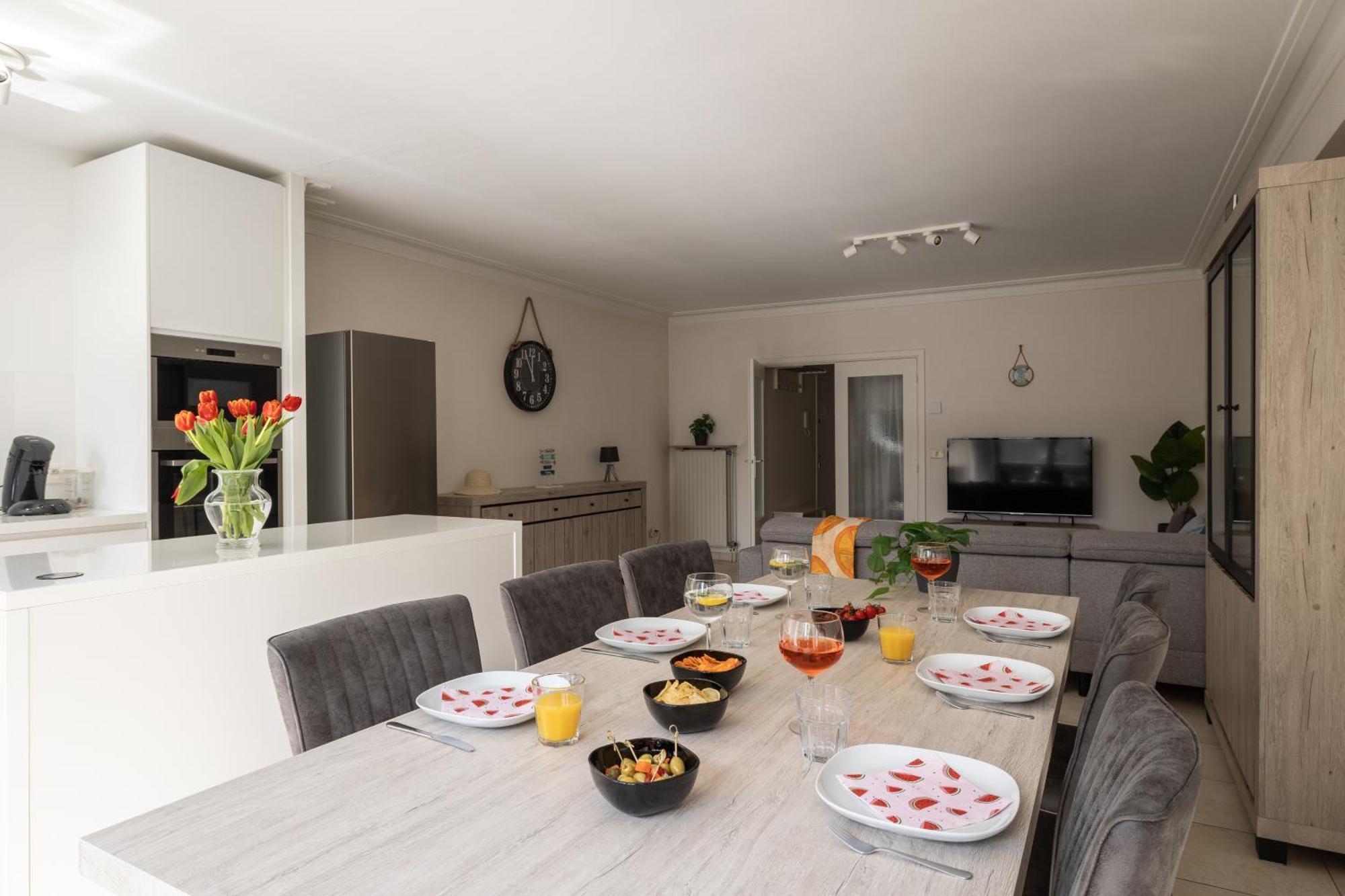 Weloveoostende - Newly Renovated Large Apartment 150M From The Beach - Including Bed Sheets And Final Clea-Ning Dış mekan fotoğraf
